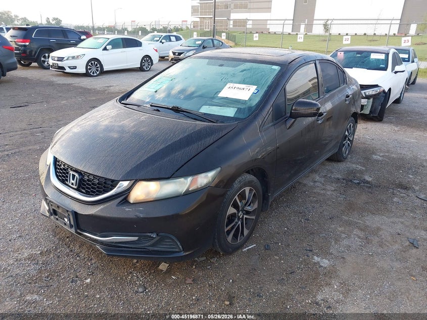2HGFB2F82EH536076 2014 HONDA CIVIC EX photo 1