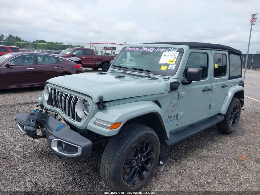 2024 JEEP WRANGLER 4XE auction photo 2