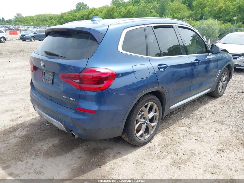 Vin: 5uxts1c03m9h13227, lot: 45694861, bmw x3 phev xdrive30e 20214