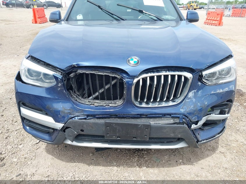 2021 BMW X3 SPORT UTILITY VEHICLE 2.0L I-4 DI, DOHC, VVT, TURBO, 180HP