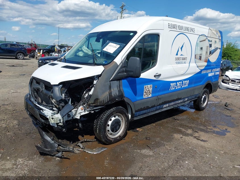 Vin: 1ftbr1c87pkb54130, lot: 45694948, ford transit-250 20232