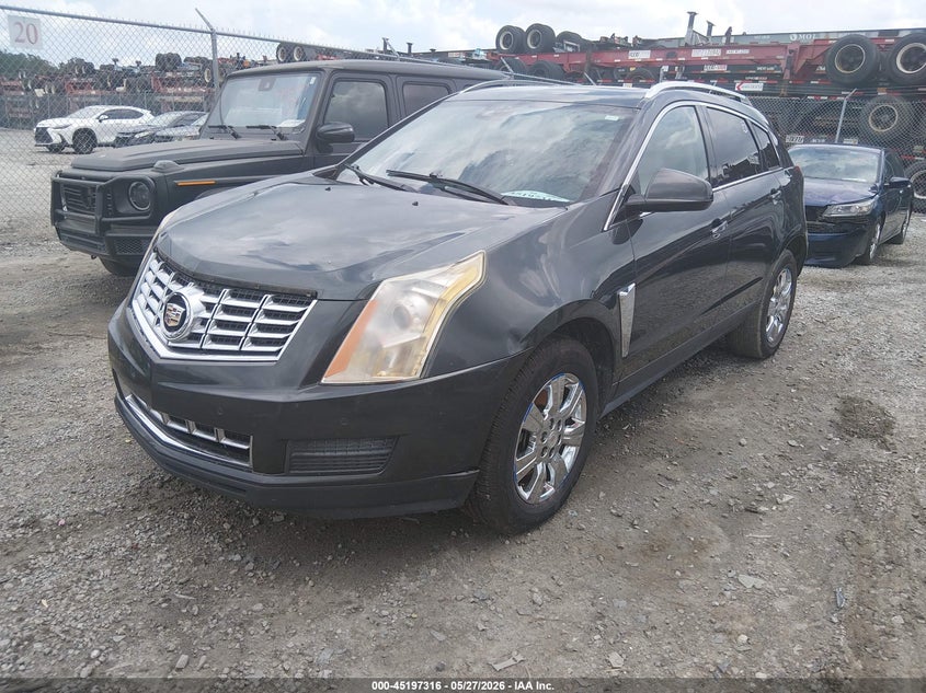 Vin: 3gyfnbe30es643551, lot: 45695044, cadillac srx luxury collection 20142