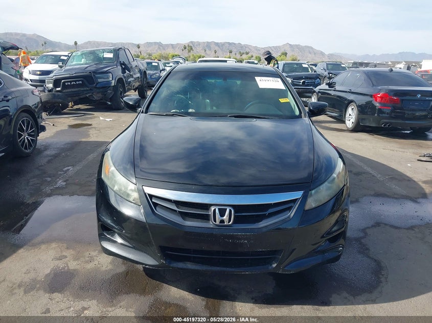 2012 Honda Accord 2.4 2.4 Ex-L black Lot 111045197320 Vin 1HGCS1B81CA003974