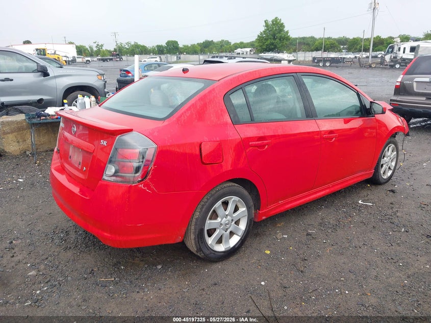 2012 Nissan Sentra 2.0 2.0 Sr red Lot 111045197325 Vin 3N1AB6AP5CL730185