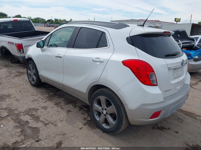 Vin: kl4cjcsb6db112462, lot: 45695151, buick encore leather 20133