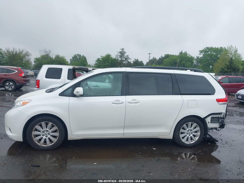 TOYOTA SIENNA 2014 VIN 5TDYK3DC1ES478290