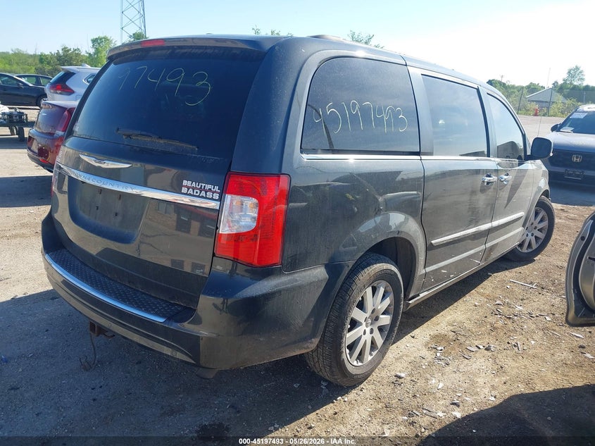Vin: 2c4rc1cg1cr137049, lot: 45695220, chrysler town & country touring-l 20124