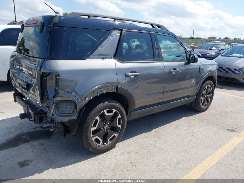 Vin: 3fmcr9c61nre30694, lot: 45695249, ford bronco sport outer banks 20224