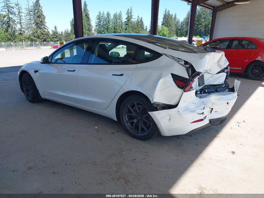 Vin: 5yj3e1ea2pf479202, lot: 45695255, tesla model 3 rear-wheel drive 20233