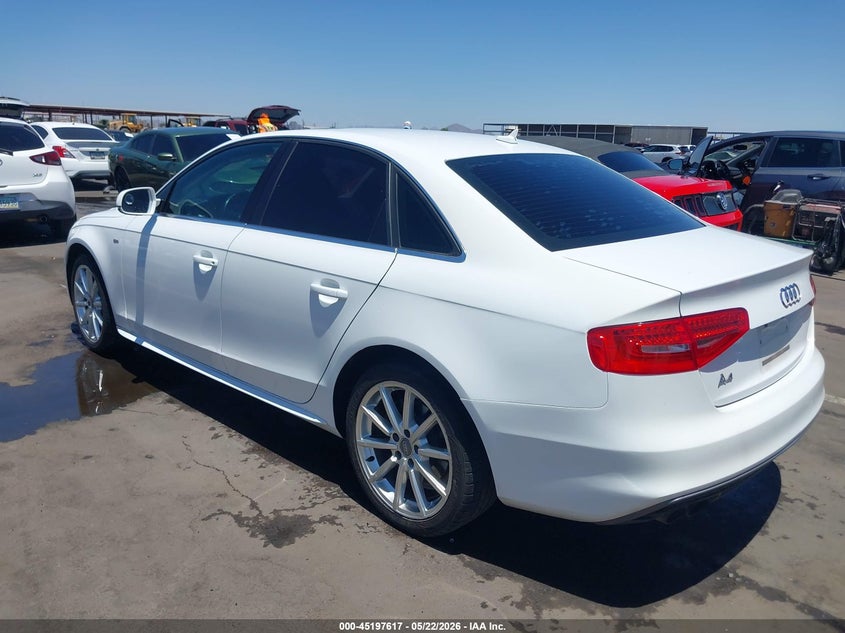 Vin: wauafafl9gn017223, lot: 45695345, audi a4 2.0t premium 20163