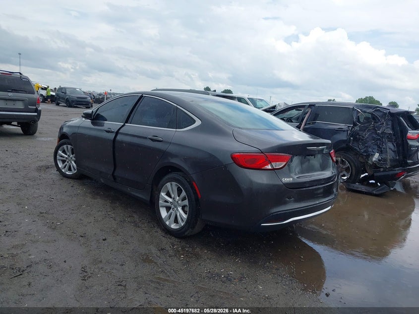 Vin: 1c3cccab2gn144074, lot: 45695410, chrysler 200 limited 20163
