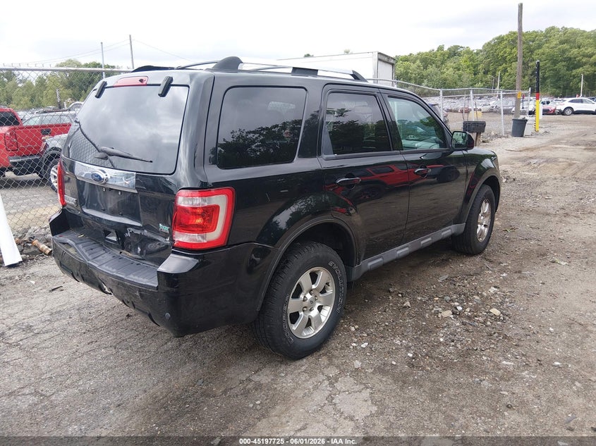 2012 Ford Escape 3.0 Limited black Lot 111045197725 Vin 1FMCU9EG5CKB98476