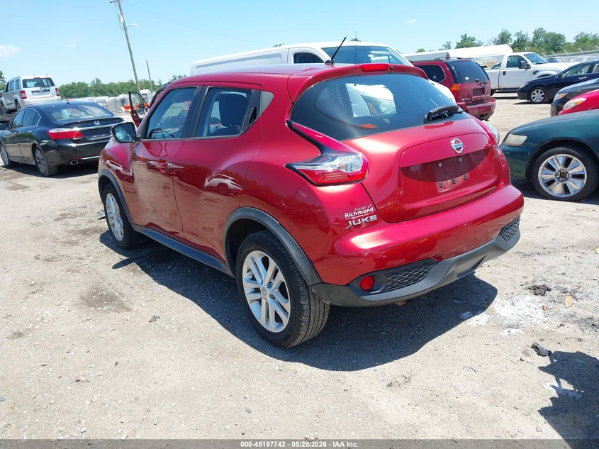 Vin: jn8af5mr9ht706021, lot: 45695470, nissan juke s 20173