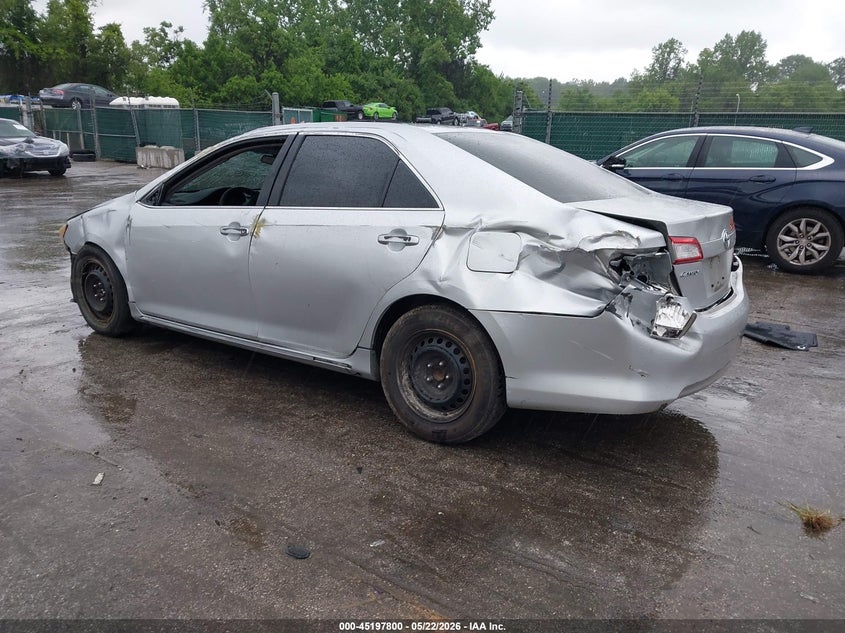2013 TOYOTA CAMRY SEDAN 2.5L I-4 DOHC, VVT, 173HP