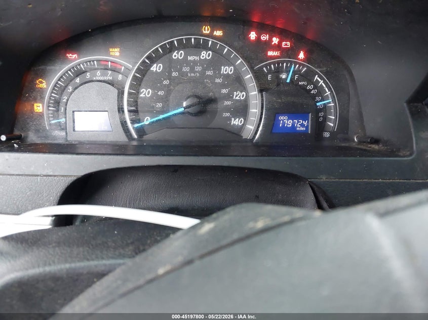 2013 TOYOTA CAMRY SEDAN 2.5L I-4 DOHC, VVT, 173HP