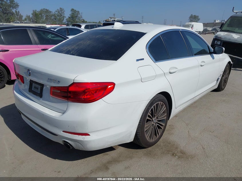 Vin: wbaja9c54kb398668, lot: 45695572, bmw 530e iperformance 20194