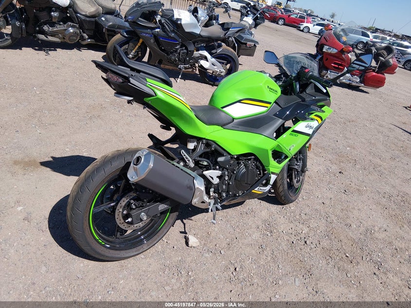 2025 Kawasaki Ex500 H VIN: ML5EXGH12SDA56893 Lot: 45197847
