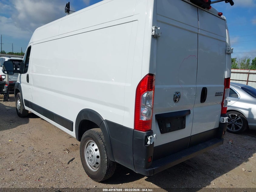 Vin: 3c6lrvdg7pe571839, lot: 45695617, ram promaster 2500 20233