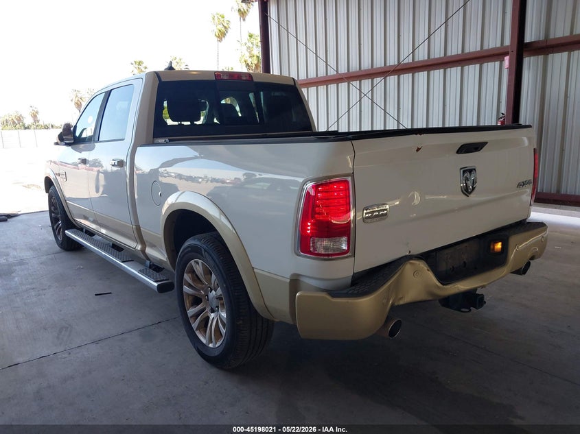 Vin: 1c6rr7wm4gs173784, lot: 45695749, ram 1500 longhorn 20163