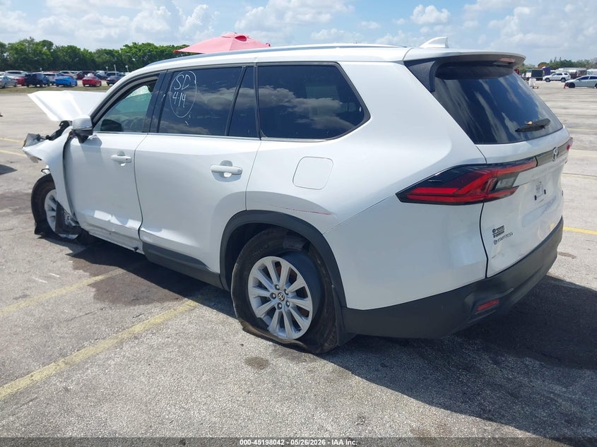 Vin: 5tdacab54ss046294, lot: 45695770, toyota grand highlander hybrid xle 20253