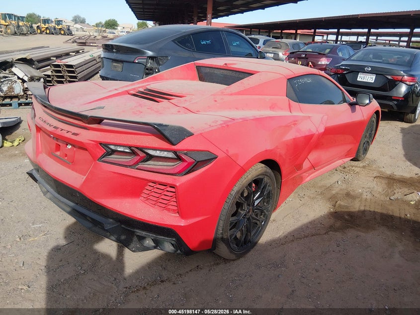 Vin: 1g1yb3d41p5112842, lot: 45695875, chevrolet corvette stingray rwd  2lt 20234