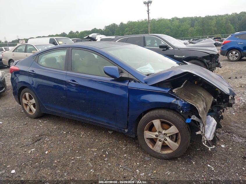 2013 HYUNDAI ELANTRA auction photo 1