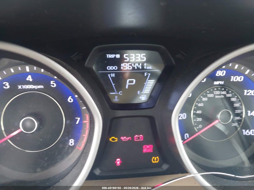 2013 HYUNDAI ELANTRA auction photo 7