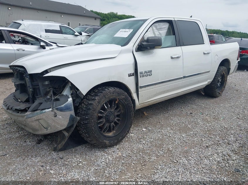 Vin: 1c6rr7lt8gs330972, lot: 45695893, ram 1500 big horn 20162