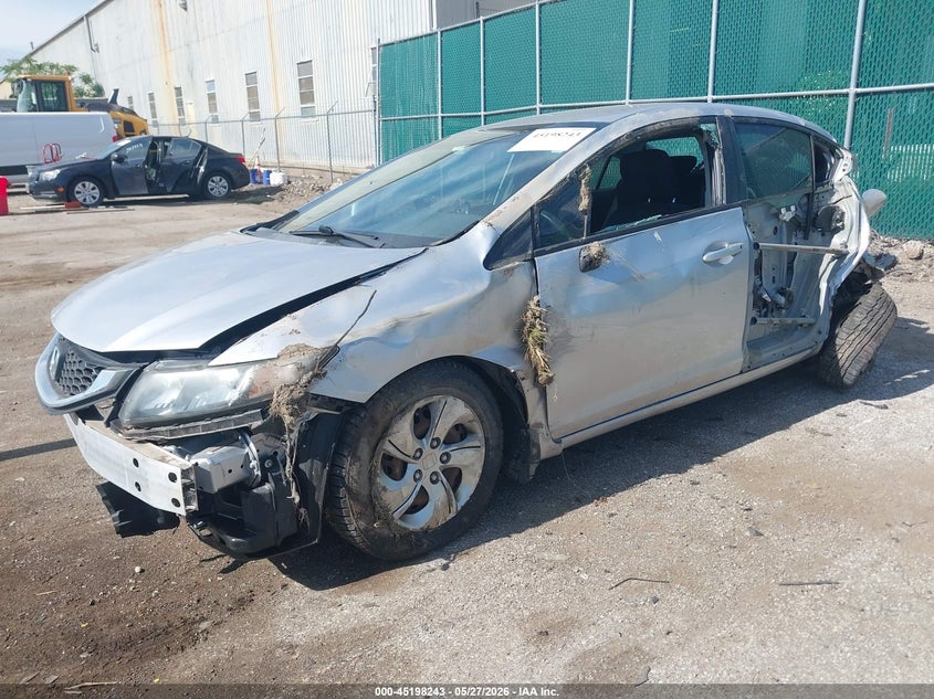2013 Honda Civic Lx 19XFB2F51DE016613 photo 1