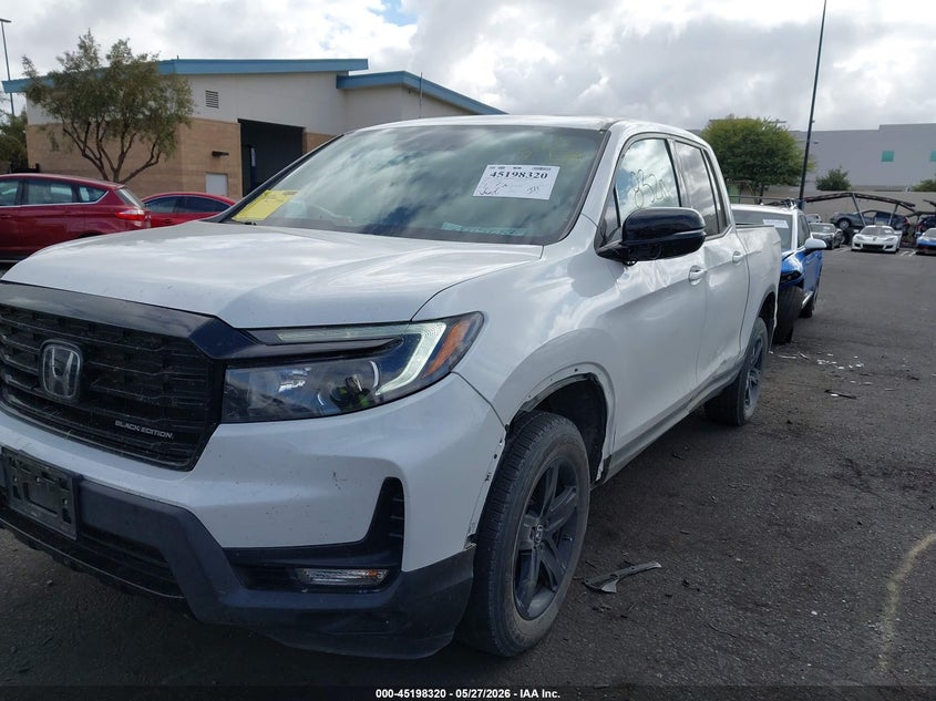 5FPYK3F85PB009565 2023 Honda Ridgeline Black Edition photo 1