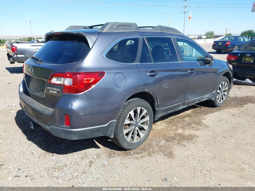 Vin: 4s4bsancxf3292271, lot: 45696318, subaru outback 2.5i limited 20154