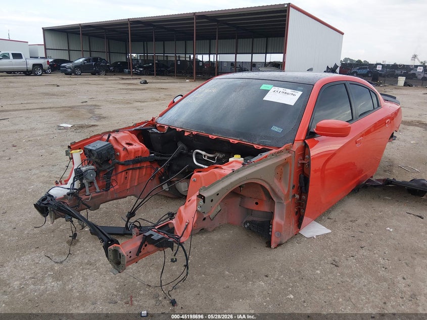 Vin: 2c3cdxgj6hh608657, lot: 45696424, dodge charger r/t scat pack rwd 20172
