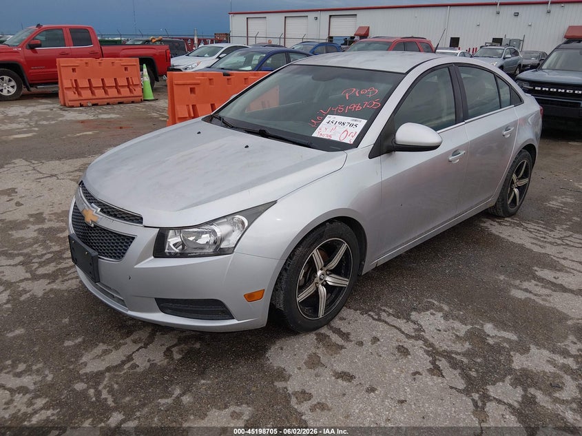 Vin: 1g1pk5s97b7198130, lot: 45696432, chevrolet cruze eco 20112