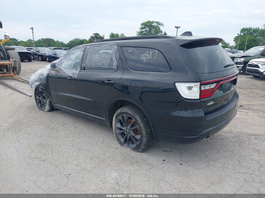 Vin: 1c4rdjdg8nc161548, lot: 45696545, dodge durango gt plus awd 20223