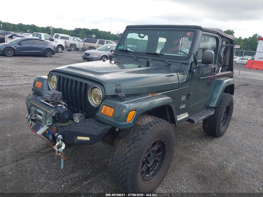 2003 Jeep Wrangler Sahara 1J4FA59S43P376862 photo 1