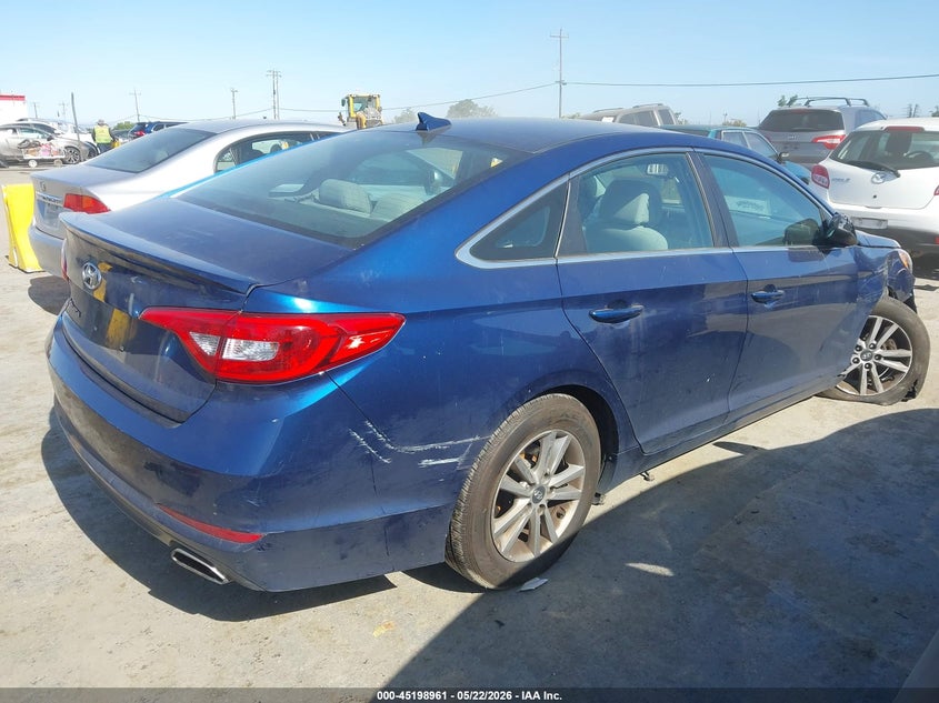 2016 HYUNDAI SONATA auction photo 4
