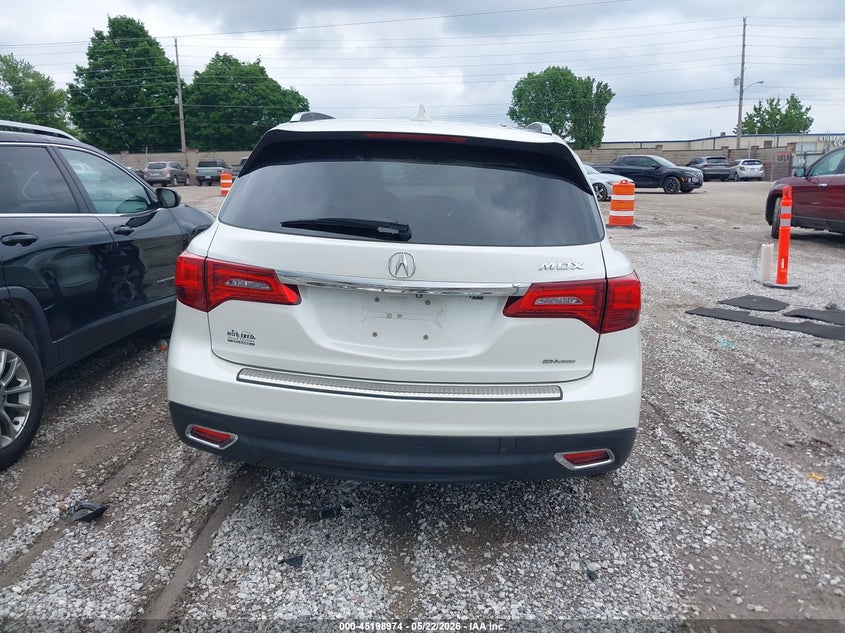 2014 Acura Mdx VIN: 5FRYD4H21EB023556 Lot: 45198974