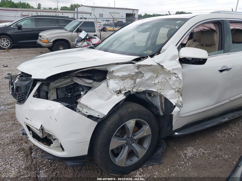 2014 Acura Mdx VIN: 5FRYD4H21EB023556 Lot: 45198974