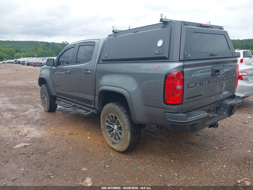 VIN 1GCGTEEN9M1277611 2021 CHEVROLET COLORADO 4WD  SHORT BOX ZR2
