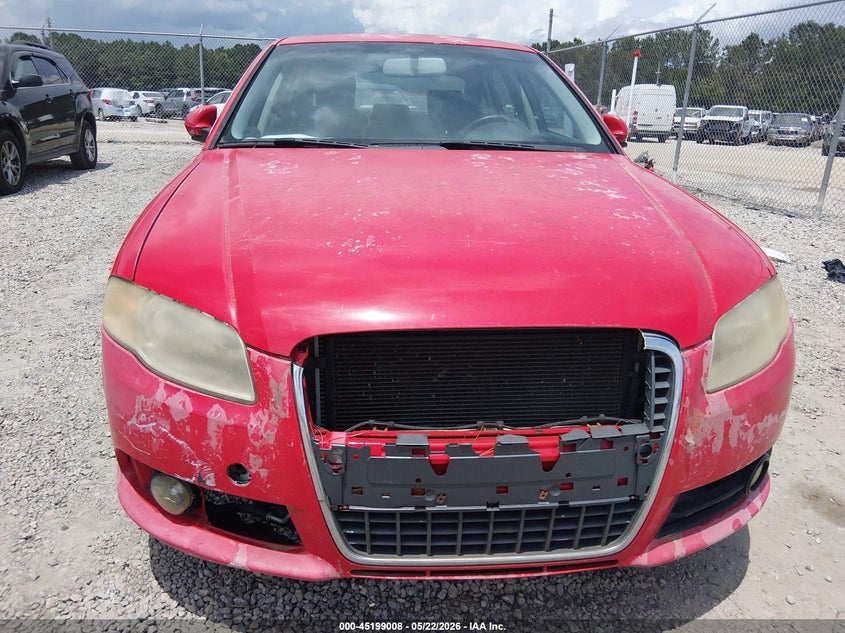 2008 Audi A4 2.0T/2.0T Special Edition VIN: WAUAF78EX8A116000 Lot: 45199008