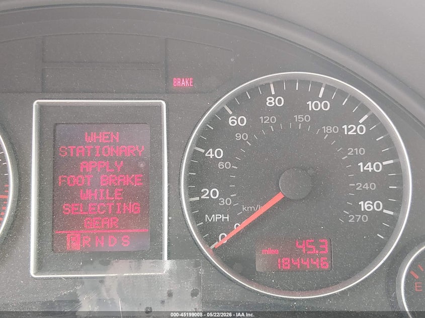 2008 Audi A4 2.0T/2.0T Special Edition VIN: WAUAF78EX8A116000 Lot: 45199008