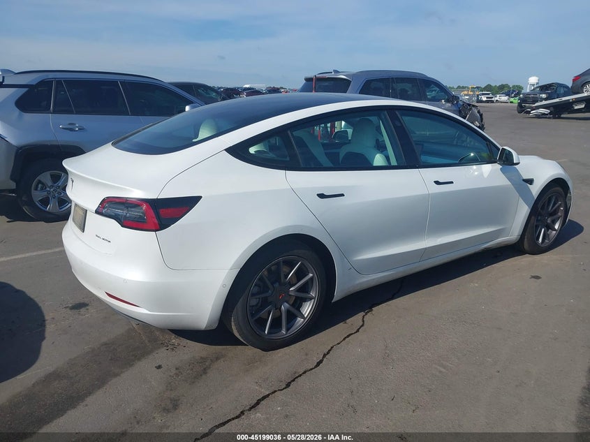 VIN: 5YJ3E1EBXMF059692 2021 TESLA MODEL 3 LONG RANGE