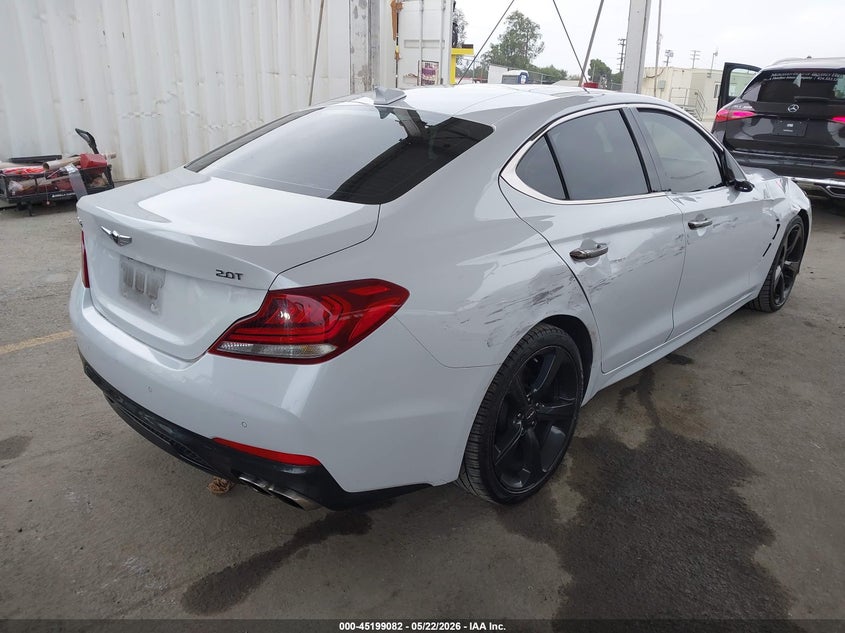 Vin: kmtg44la0ku022799, lot: 45696809, genesis g70 2.0t advanced 20194