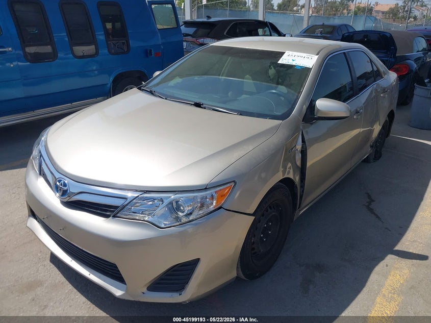 2014 Toyota Camry Hybrid Le 4T1BD1FKXEU129936 photo 1