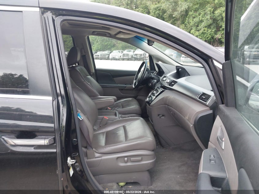 2011 Honda Odyssey 3.5 Ex-L black Lot 111045199197 Vin 5FNRL5H66BB022030