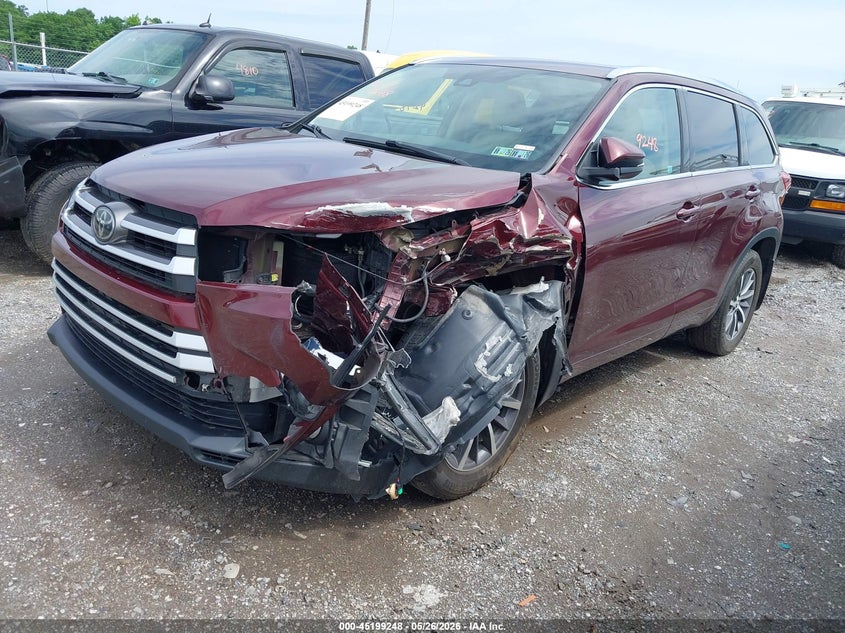 Vin: 5tdjzrfh3hs414796, lot: 45696976, toyota highlander xle 20172