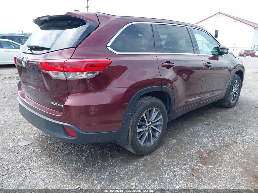 Vin: 5tdjzrfh3hs414796, lot: 45696976, toyota highlander xle 20174