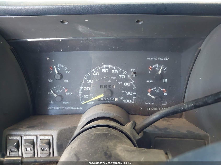 1995 Chevrolet Astro VIN: 1GBDM19W9SB192761 Lot: 45199374