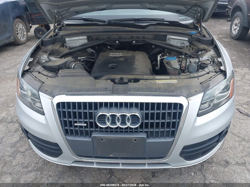 2012 Audi Q5 2.0 2.0T Premium silver Lot 111045199375 Vin WA1LFAFP5CA045143