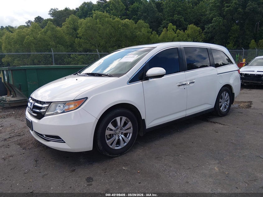 Vin: 5fnrl5h63gb160521, lot: 45697134, honda odyssey ex-l 20162